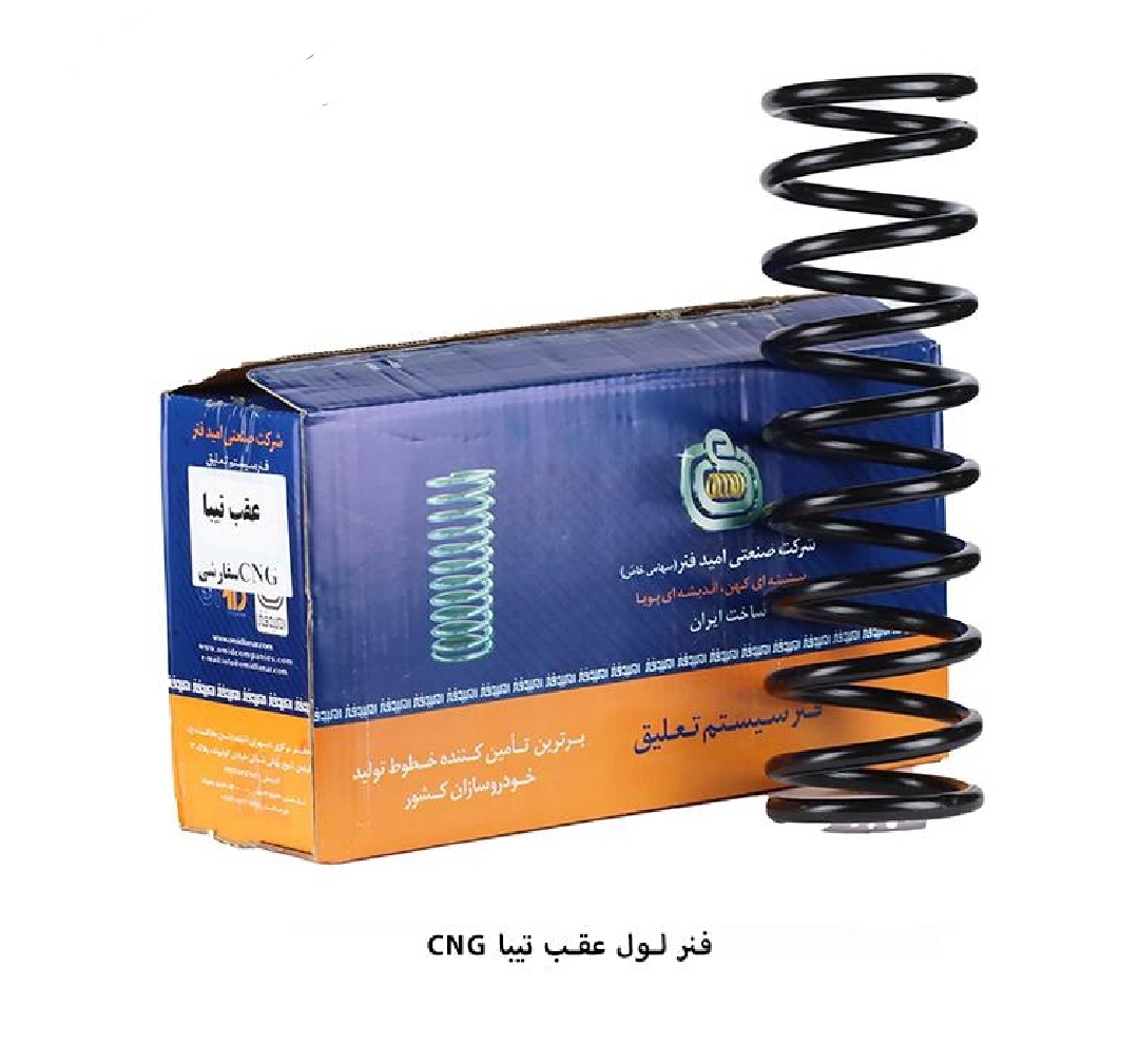 فنر لول عقب تیبا سفارشی CNG / امید فنر