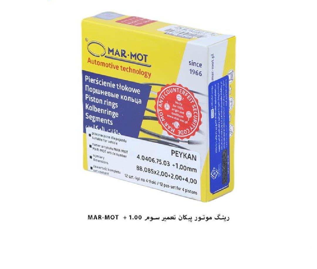 رینگ موتور پیکان/ سایز ۱۰۰ / مارموت