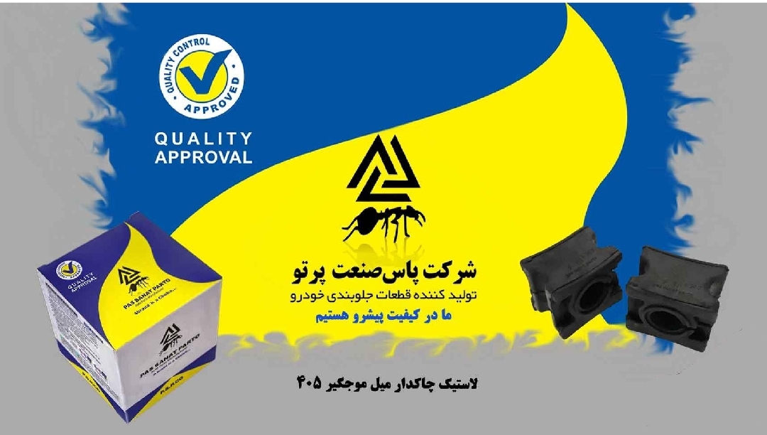 لاستیک چاکدار موجگیر ۴۰۵ / پاس صنعت